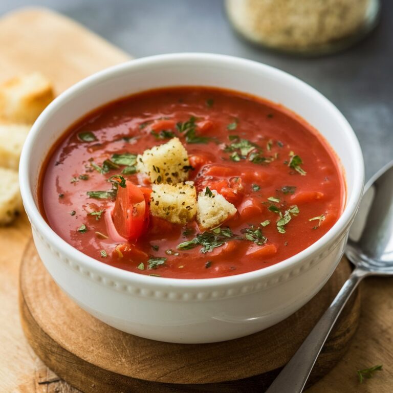  Soupe de tomates express (Prête en 20 minutes)